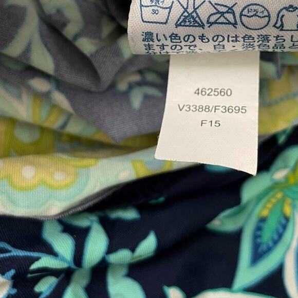 Lands End Size Small Ruched Swim Shirt Nylon Top Coastal Beach Scuba Active - Picture 8 of 10